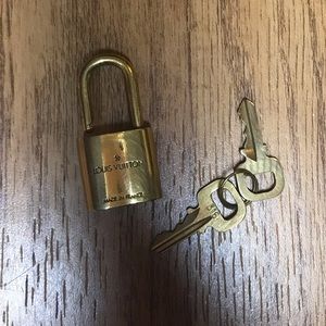 Authentic Louis Vuitton Lock and keys